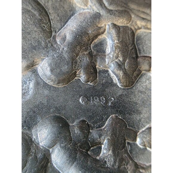 Vintage Heritage Metalworks Pewter Cherub Floral Candlestick Set of 4 (1992) - Picture 2 of 10